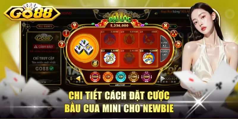 Chi tiết cách đặt cược Bầu Cua mini cho newbie